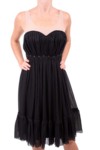 Hand Pleated Sweetheart Dress 50% Off