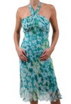 William Tie Die Leopard Dress