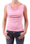 Double Draped Shine Tank