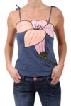 Flower Blue Top
